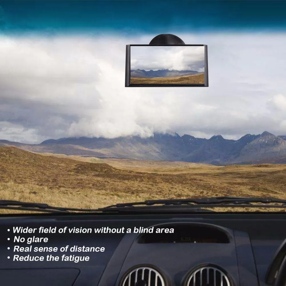 Вращение на 360 градусов авто интерьер автомобиля внутренние зеркала заднего вида вспомогательные слепое пятно квадратное зеркало вращающийся присоска