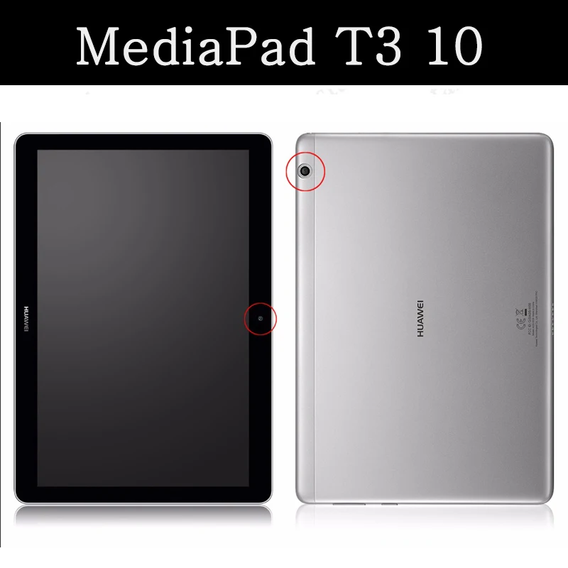 Умный чехол для планшета Huawei MediaPad T3 10 AGS L09 L03/W09 9 6 ''защитный Honor Play Pad 2 с