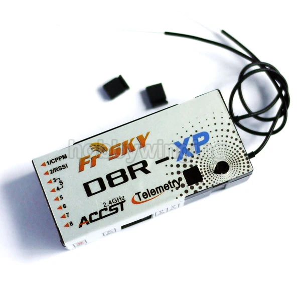 

FrSky 2.4G 8CH D8R-XP D8RXP Telemetry Receiver Compatible with FrSky DFT DJT DHT DHT-U