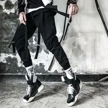 Индивидуальная модная лента, эластичные брюки для талии, мужские брюки для ног, pantalones hombre cargo, шаровары для мужчин, pantalon homme