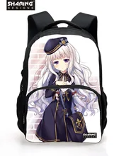 Fashion Violetta Bag for Students Back to School Kids School Bookbag Backpacks for Girls Kawaii Rucksack for Children Black