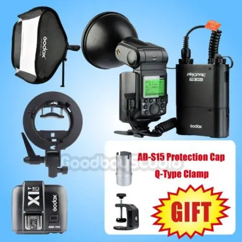 

Godox AD360II-C E-TTL Flash Speedlite + X1T-C Transmitter + S-type Bracket with 60cm Softbox