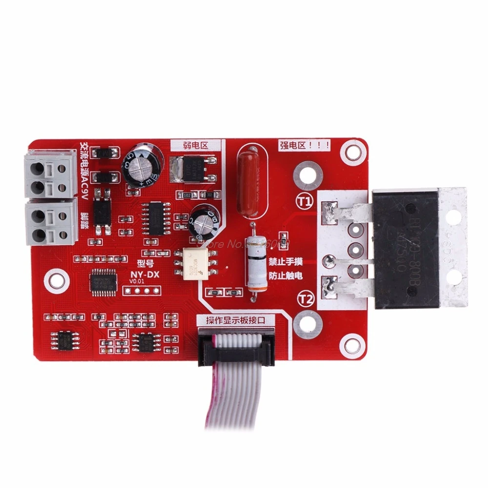 

100A Double Pulse Encoder Spot Welder Welding Machine Time Current Control