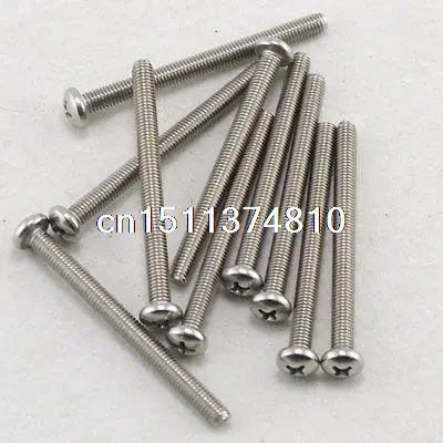 

50 Metric M5 60mm Stainless steel Cross Recessed Pan Head Screws