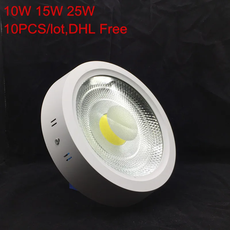 

New Arrival Surface LED Ceiling Panel Light COB Downlight Spot Down Light Real 10W 15W 25W AC110V 220V LED Kitchen Light