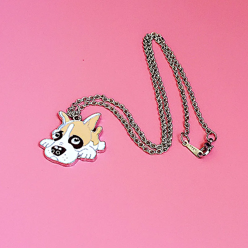 

Boxer Dogs Pendant Necklace Women Jewellery Pendants For Friends Pendant Fashion Bracelet DIY Fashion Jewelry Wholesale Cheap