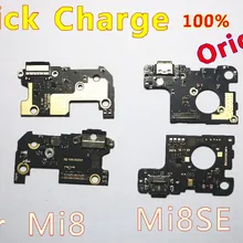 Для Xiaomi Mi8 Mi8se плата зарядки Mi8 Mi8se Быстрая Зарядка Док-станция разъем порт плата Micro гибкий кабель