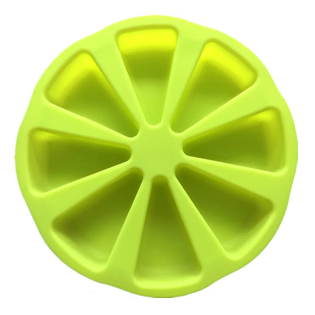 

Shaping Pizza Baking Ice Tray Fondant Non-stick Mould Bakeware Silicone Pan Muffin Tools Sugarcraft Cake Mold Random Color