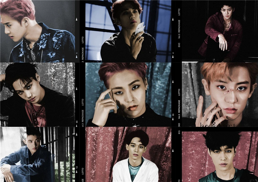 Постеры EXO K pop наклейки на стену украшение для дома высокое разрешение бар