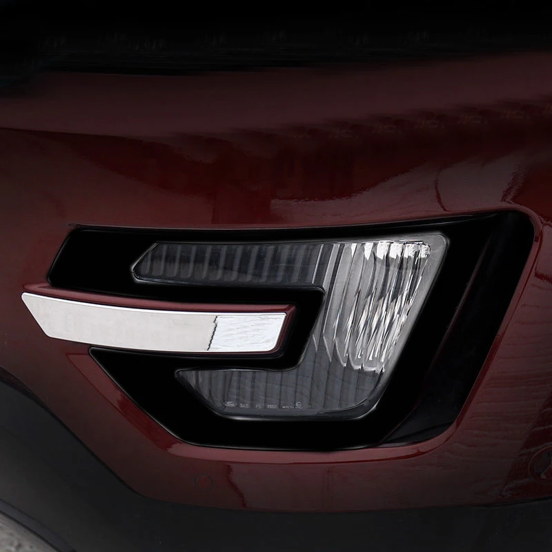 Exterior Front Fog Light Lamp Middle Cover Strip Trim ABS