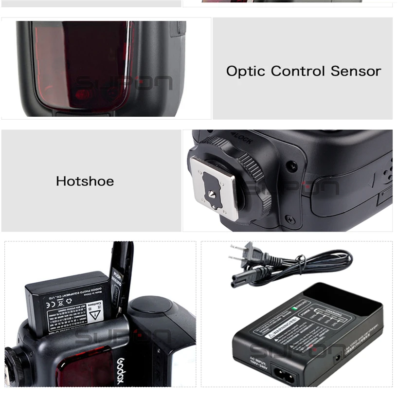 Godox V850II Flash GN60 2 4G Беспроводная X СИСТЕМА литий ионная батарея Speedlite + X1T S триггер для