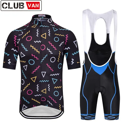 Sets 9 Men's Pro Cycling Jersey Set Bicycle MTB Clothing Triathlon Team Bike Clothes Kit Skinsuit Dress Uniform Short Suit Maillot - Цвет: Sets 9