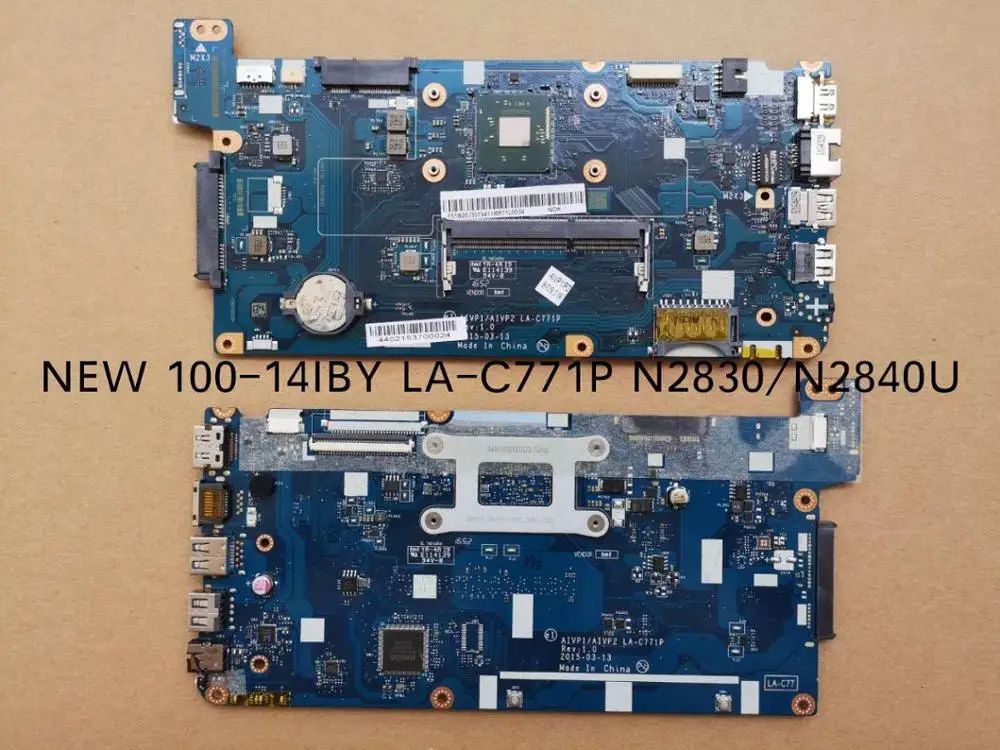 Envío Gratis LA-C771P placa base para Lenovo 100-14IBY 100 14IBY placa base de computadora portátil Envío Gratis LA-C771P placa base para Lenovo 100-14IBY 100 14IBY placa base de computadora portátil