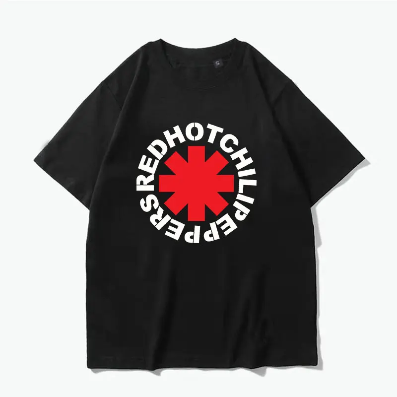 

Red Hot Chili Pepper T-shirts drop shipping men clothes hip hop T Shirts Short Sleeve tshirts Streetwear top tees plus size 4XL