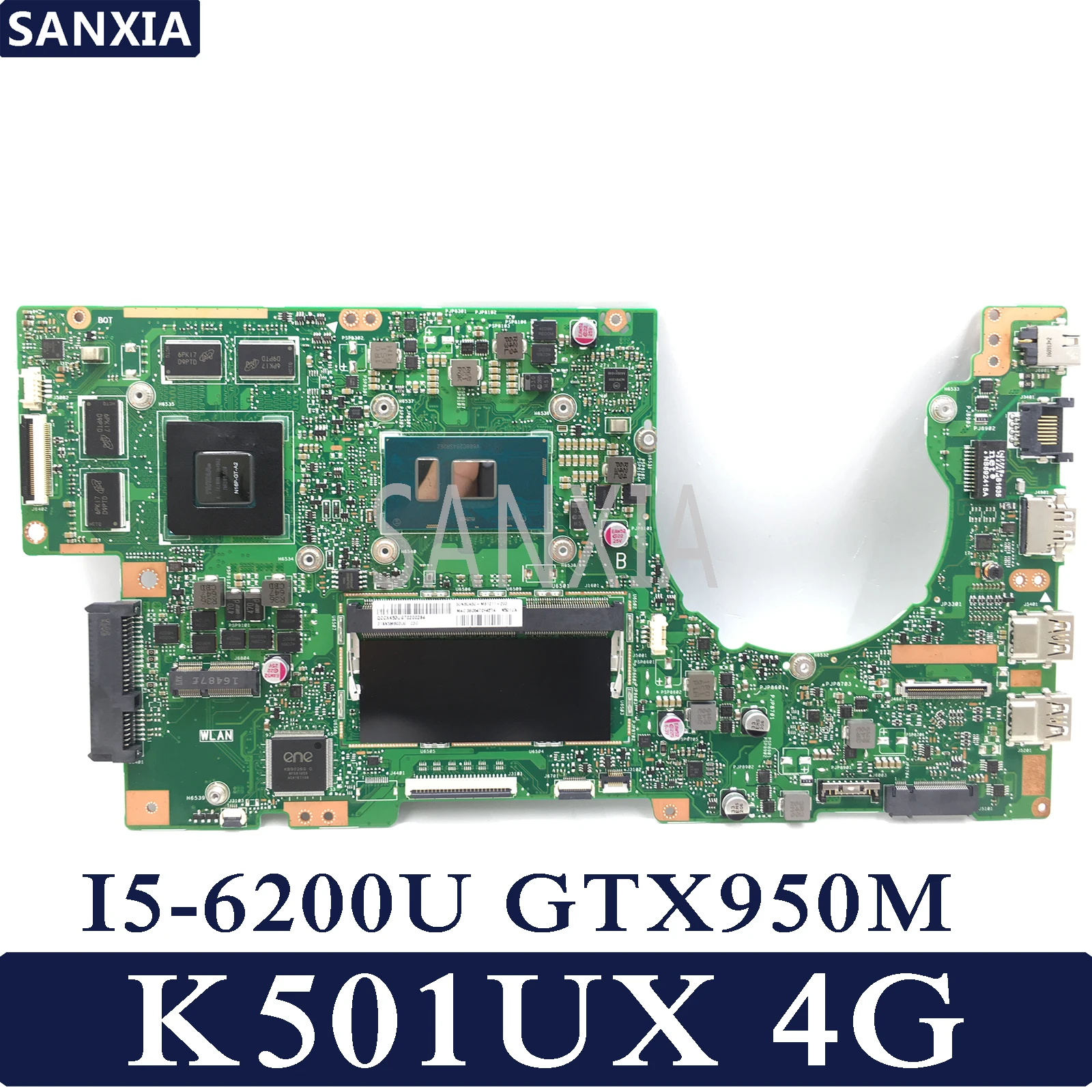 KEFU K501UX Laptop motherboard for ASUS K501UX K501UB K501U Test ...