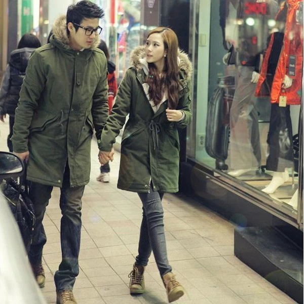 green parka men