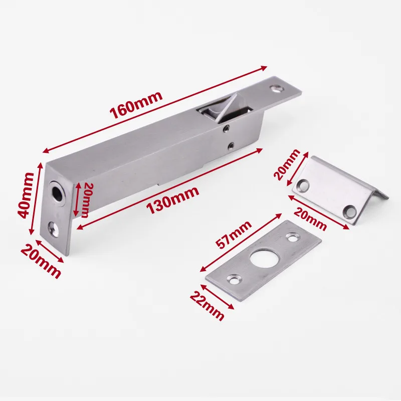 Дверная защелка из нержавеющей стали, раздвижной замок, баррель, засов, встраиваемая дверь, безопасность, профессиональный замок, выбор, мебельная фурнитура