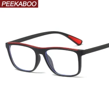 Peekaboo анти синий свет очки оптический Женский, черный игровой компьютер прямоугольные солнцезащитные очки мужской чёрный; коричневый подарок элементы