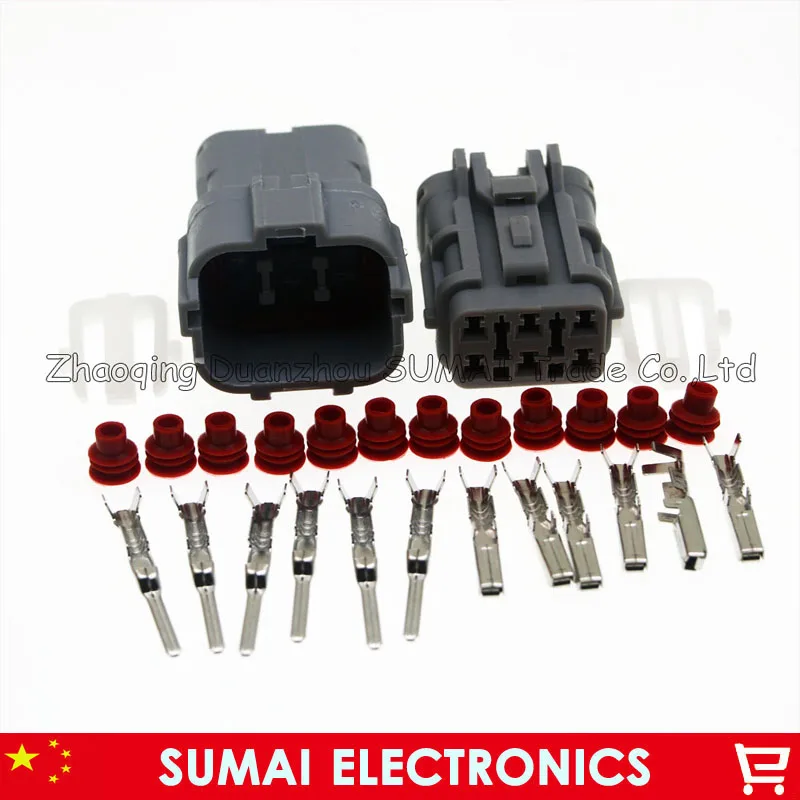 6 Pin male female auto headlight assembly/rear lights plug,6Pin car
