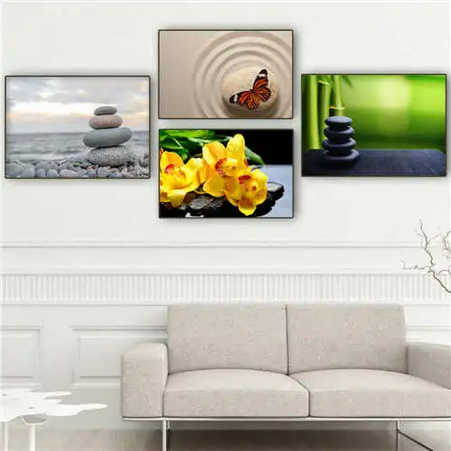

Custom Canvas Poster Zen Stone (1) Printing Posters Cloth Fabric Wall Art Pictures For Living Room Decor#18-12-05-H-01-24