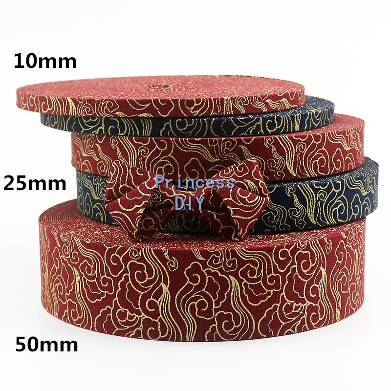 5 м/лот аксессуары для волос материал Фортуна лента для кошки красная Китайская традиционная лента хлопок ткань многослойная отделка ручной работы Acc