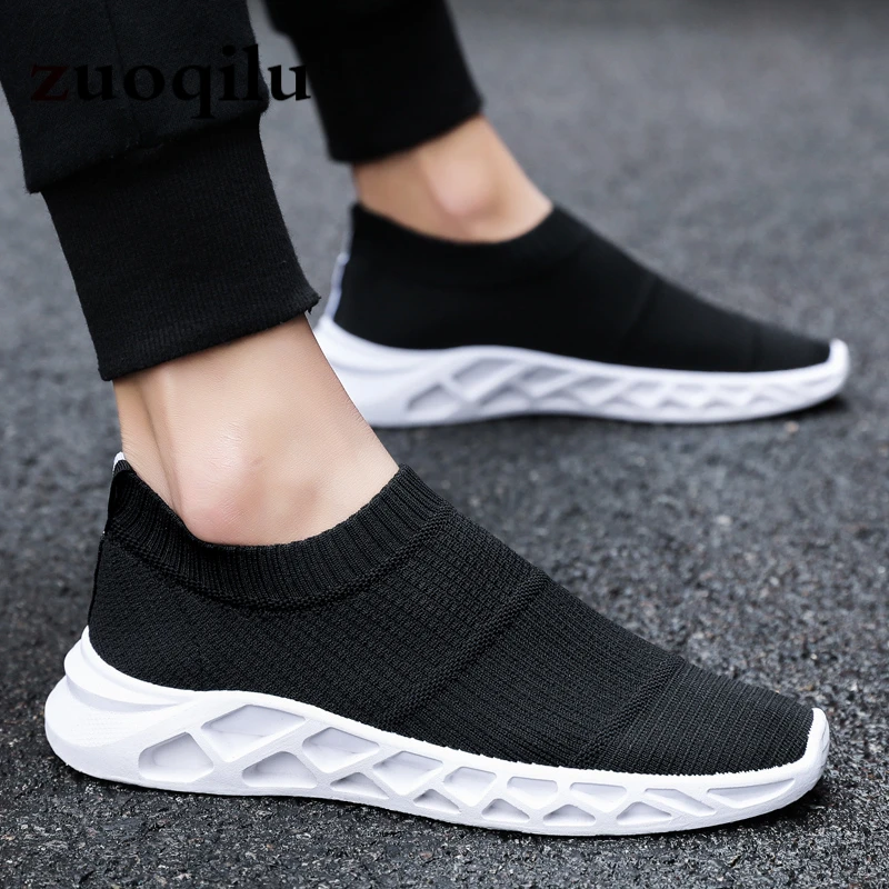 2019 fashion men casual shoes comfortable breathable slip on loafers mens shoes casual trainers flying woven men's shoes black 2019 fashion men casual shoes comfortable breathable slip on loafers mens shoes casual trainers flying woven men's shoes black