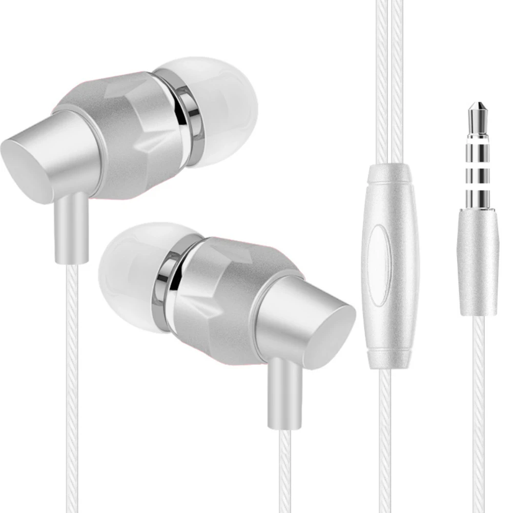 NK-18 In-Ear Headphones With 3.5mm Jack, Microphone, And Noise Cancellation - Open Box