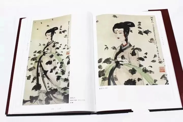 2 шт./компл. кисть для китайской живописи чернил искусство Суми-е альбом FU BAOSHI пейзаж фигура книга