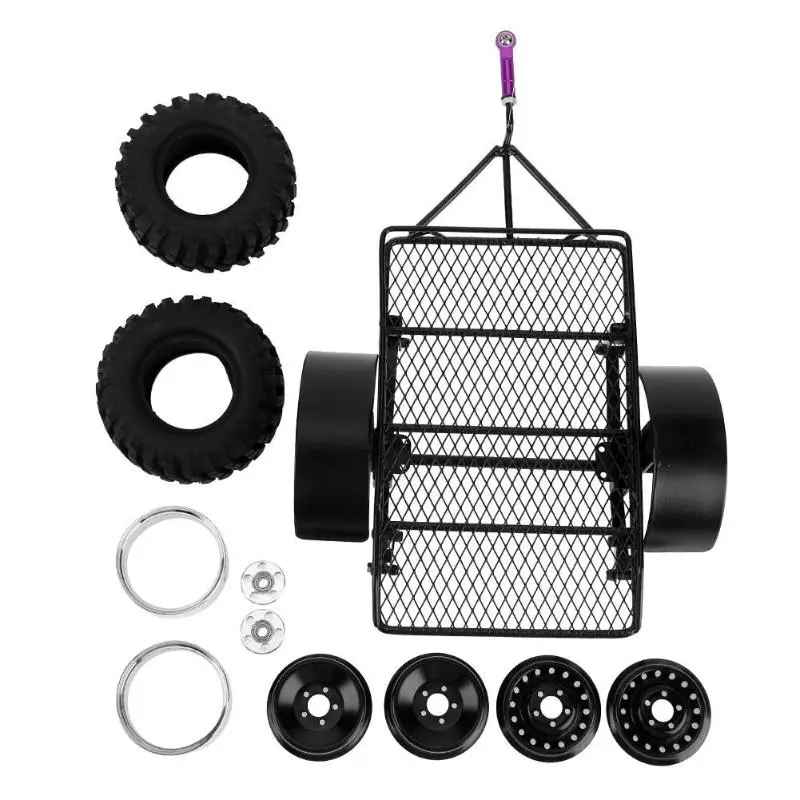 

1/10 Simulation DIY trailer Car Hopper Trail For Tamiya Cc01 Axial Scx10 90