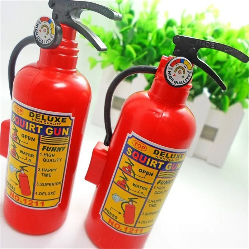 Creative Fire extinguisher water gun toy Fireman extinguisher Pretend