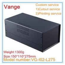1 шт./лот процесса листового металла железная, металлическая проекта box Дело diy 150*110*275 мм для профессиональные электронные устройства