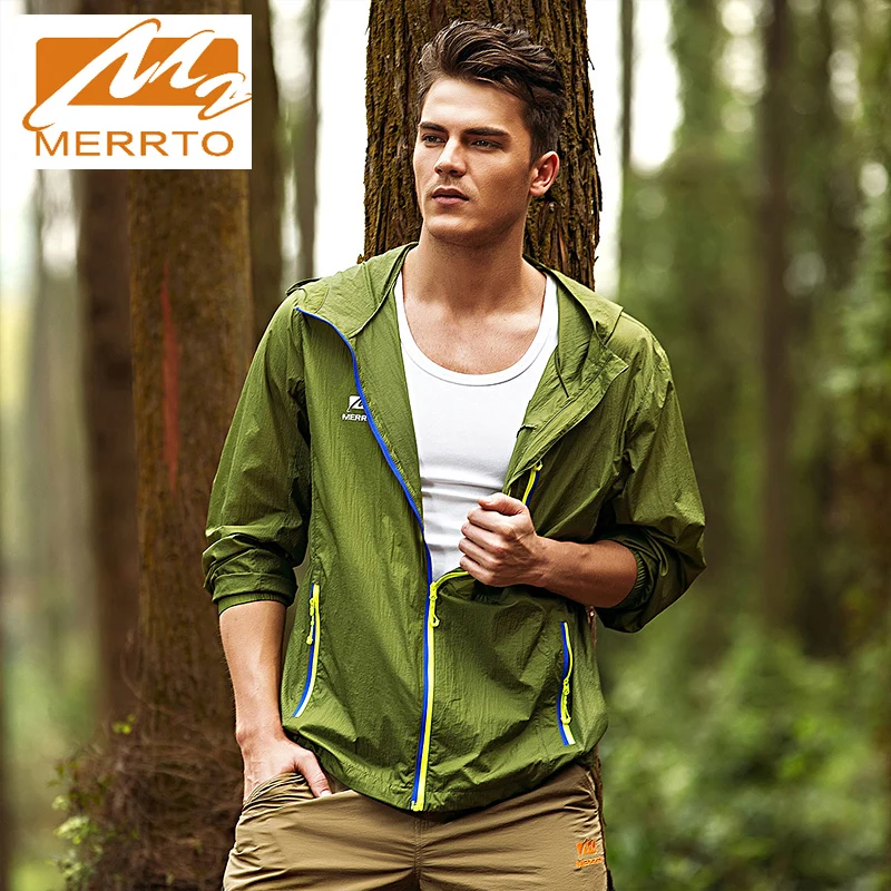 2018 Merrto Outdoor Men Sun Protection Skin Jackets Lightweight