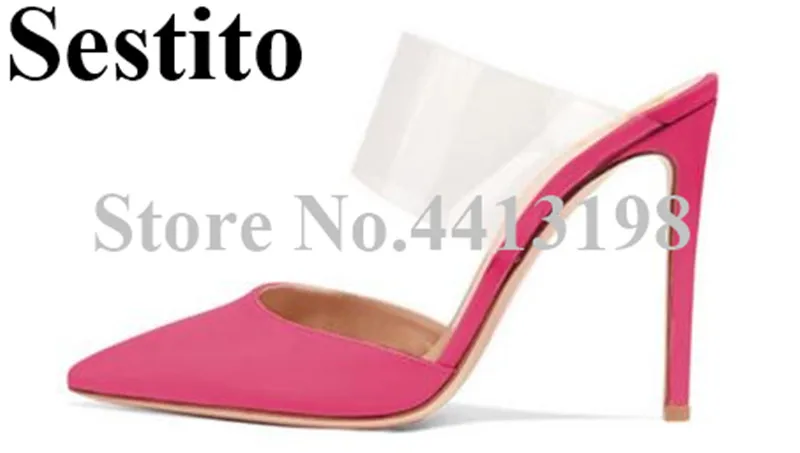 

2019 European Fashion Newest PVC Solid Slip-On Party Pointed Toe Stiletto Heels Basic Dress Pumps Spring/Autumn Women Shoes