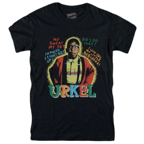 

STEVE URKEL T-shirt Family Matters 1989 sitcom Eddie Winslow Reginald VelJohnson