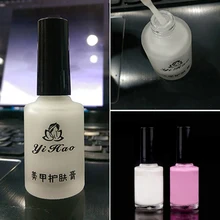 Легко чистить шелушение ленты розовый/белый латекс защита для кожи пальцев клей для ногтей УФ гель лак палисадная кутикулы Жидкая Основа 16 мл