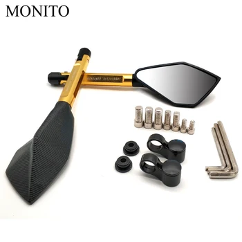 

CNC Motorcycle Accessories Rearview Side Mirror Blind Spot Mirror For KAWASAKI Versys 1000 ZX12R ZX6R ZX636R ZX6RR ZX9R ZZR600