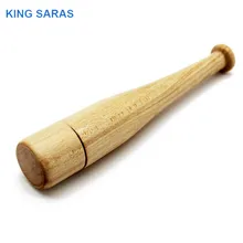 KING SARAS деревянный 64 Гб usb флеш-накопитель ручка привода 4 ГБ 8 ГБ 16 ГБ 32 ГБ Клен бейсбольная бита usb2.0