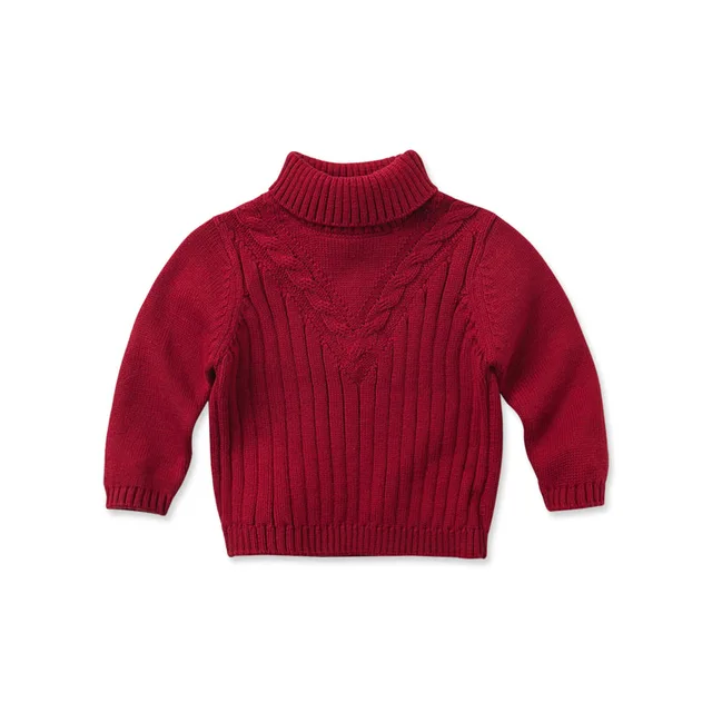 DB2315 dave bella autumn winter baby boy turtleneck sweater infant