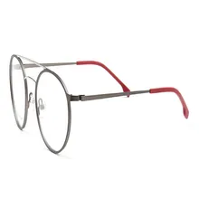 MONGOTEN унисекс Мода полный обод сплав круглая рамка прогрессивные мульти-фокусные линзы очки для дальнозоркости новые очки для чтения, в стиле ретро