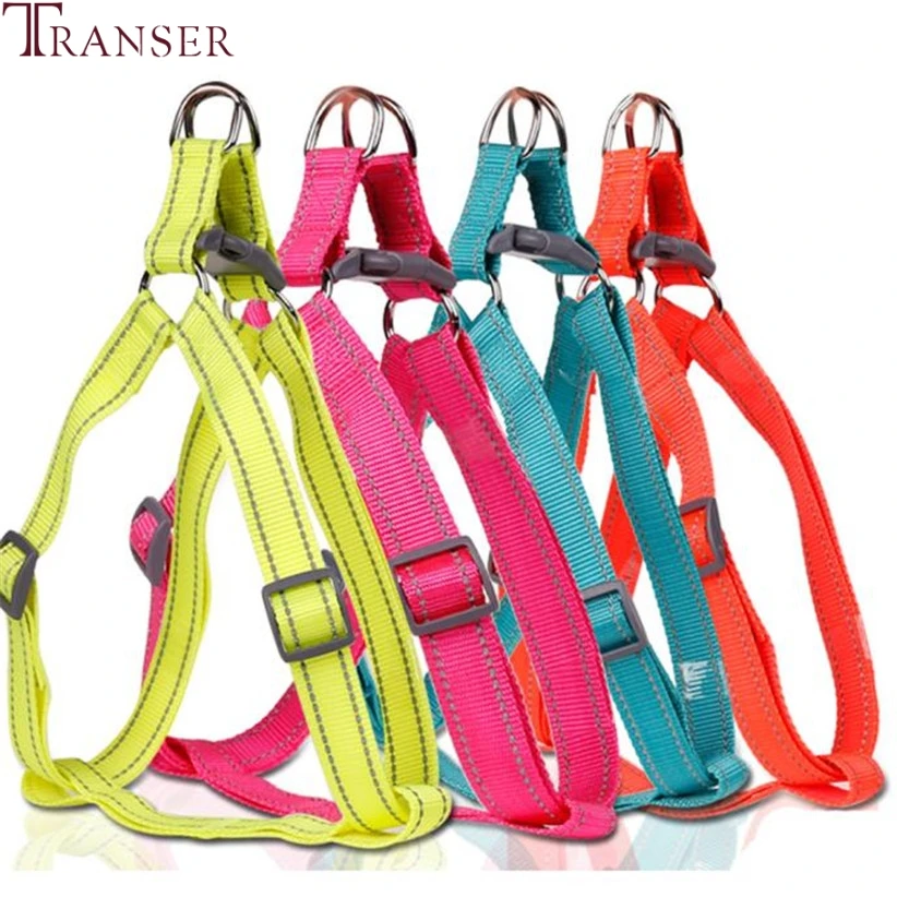 Transer Pet Dog Supplies Nylon Dog Rope Harness Chest Strap Belt with