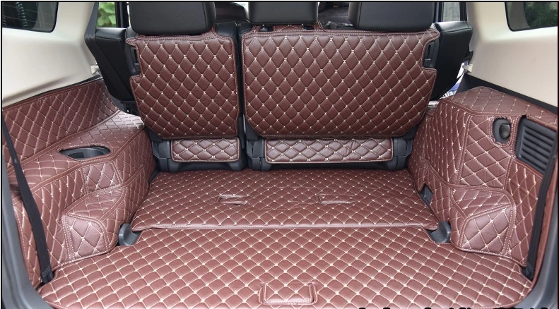 Индивидуальные полностью покрытые коврики багажника автомобиля для Mitsubishi Pajero 5 мест/7 мест водонепроницаемый грузовой лайнер загрузки ковры