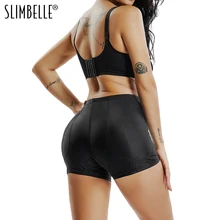 Корректирующее белье размера плюс для женщин, трусики для подтягивания ягодиц, трусики с мягкими вставками для контроля, Трусы-брифы для бедер и ягодиц, нижнее белье