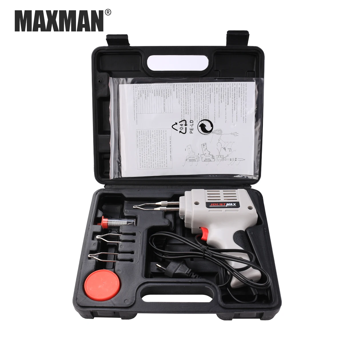 

MAXMAN 220V Accessories Manual Tin Gun Suction Tin Device Electric Welding Gun Tool Automatic Tin Soldering Iron Gun