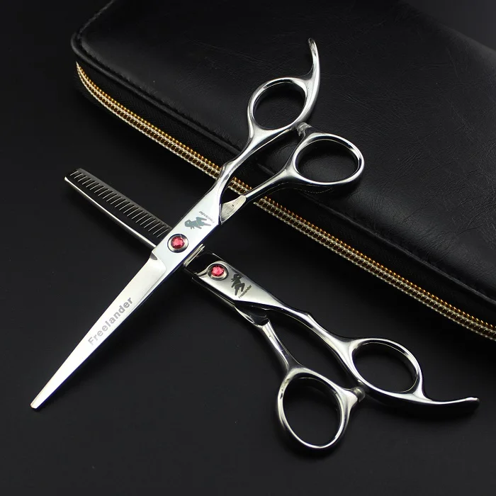 

NUM-0064 Professional hairdressing scissors 6.0 4CR hair scissors steel barbearia tijeras de peluqueria professional