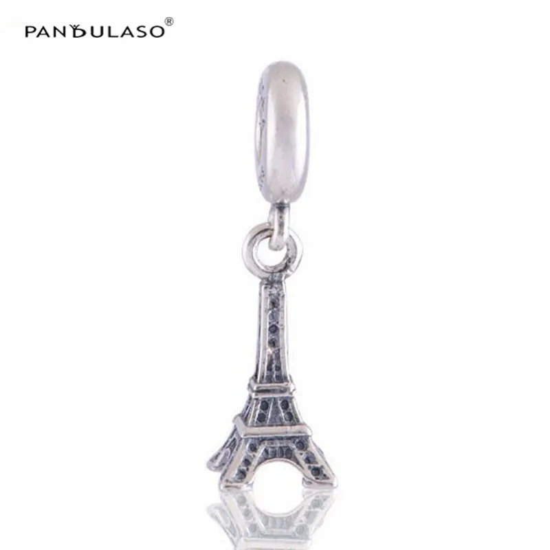 

Eiffel Tower Beads 925 Sterling Silver Thread Charms DIY Jewelry Fits European Jewelry Bracelets Wholesale necklaces & pendants