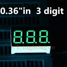 20 шт 0,3" 0.36in цифровая трубка 0.36in. Чистое табло с зеленым индикатором 7 сегментов общий катод
