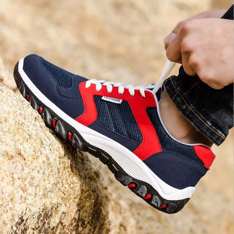 

Men Sneakers Mesh Shoes Air Cushion Male Non-slip Fashion 2019 Men Casual Shoes