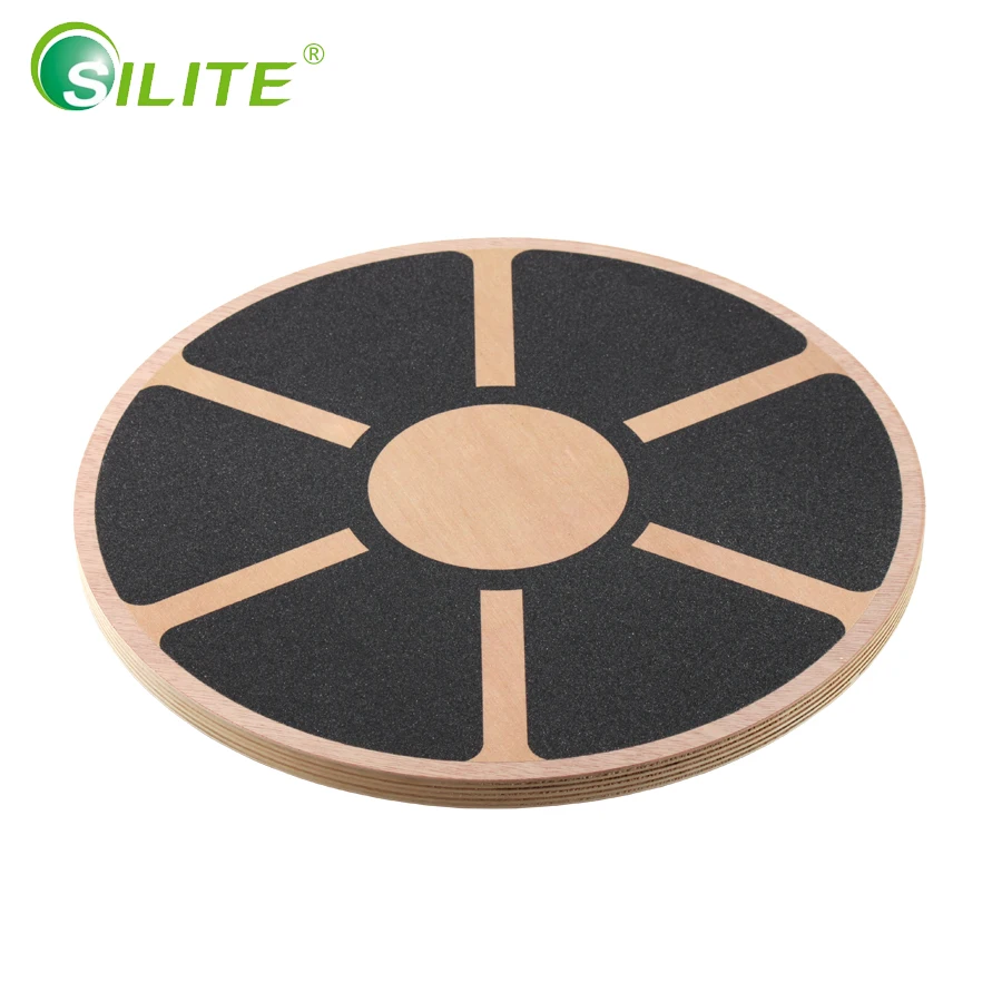 SILITE Wooden Balance Board with Antiskid Paper Gym Exercise Physical
