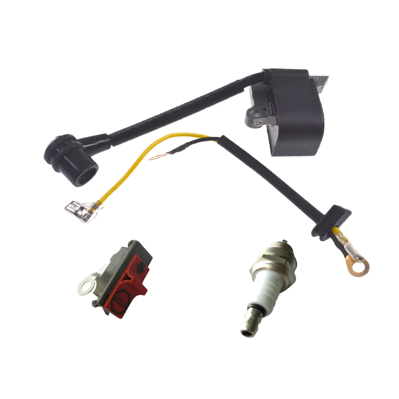 Ignition Coil Module On/off Stop Switch Fit Husqvarna 36 41 50 51 55