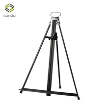Conda Sketch Aluminum Easel for Painting Foldable Table Easel Display Mini Easels Alloy Light Frame Professional